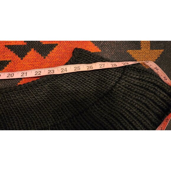 NEW VT LUXE Convertible Black Knit Scarf Collar Loop Or Vest Versatile Fashion - Picture 4 of 9